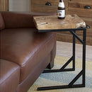 サイドテーブル 木製 おしゃれ ベッドサイドテーブル ソファサイドテーブル 天然木 アンティーク風 【納期A】【azm-ttf-904】