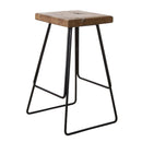 スツール 椅子 木製 正方形 四角 おしゃれ レトロ 天然木 チェア いす ビンテージ風 【納期A】【azm-ttf-905c】