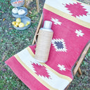 折りたたみチェア 椅子 アウトドア キャンプ 屋外 庭 ベランダ リビング キリム柄 【納期A】【azm-ttf-925】