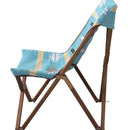 折りたたみチェア 椅子 アウトドア キャンプ 屋外 庭 ベランダ リビング キリム柄 【納期A】【azm-ttf-925】