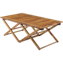 折りたたみテーブル アウトドア センターテーブル 持ち運び 折畳み テーブル ローテーブル リビング 屋内 屋外 キャンプ バーベキュー BBQ 木製 【納期A】【azm-ttf-928】
