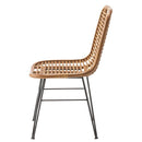 ダイニングチェア おしゃれ 木製 アジアン 韓国風 カントリー 北欧 ナチュラル ラタン 椅子 ダイニングチェアー 1脚 単品 インテリア 家具 【納期A】【azm-ttf-930】