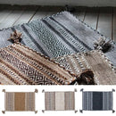 玄関マット 室内 ラグ 北欧 ネイティブ 柄 幾何学 モロッコ風 シャニール 【納期B】【azm-ttr-101】