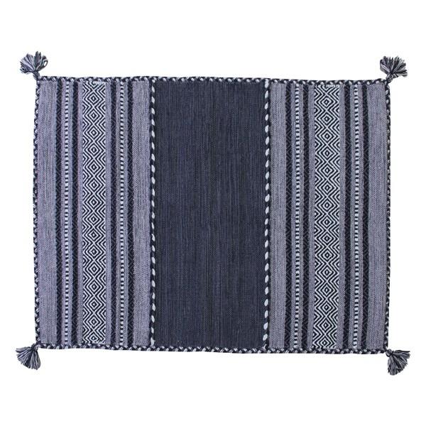 ラグ 130×90cm 絨毯 カーペット 北欧柄 シャニールマット 【納期B】【azm-ttr-102】