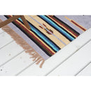 ラグ キリム柄 インド綿 130×190cm ラグマット カーペット 絨毯 長方形 ネイティブ 民族柄 おしゃれ アメリカン カジュアル おしゃれ インテリア 玄関 リビング 【納期B】【azm-ttr-106】