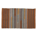 ラグ 長方形 75×45 マット ネイティブ柄 幾何学模様 【納期B】【azm-ttr-109】