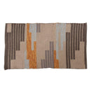 ラグ 長方形 75×45 マット ネイティブ柄 幾何学模様 【納期B】【azm-ttr-109】