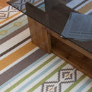 ラグ 130×90 おしゃれ 長方形 幾何学 デザイン 民族系 【納期A】【azm-ttr-110】