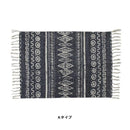 マット ラグ 70×50cm キリム柄 幾何学模様 インド製 ラグマット 敷き物 玄関 ミニマット 玄関マット 玄関ラグ 小さいサイズ 【納期B】【azm-ttr-112】