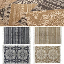 マット ラグ 120×85cm キリム柄 幾何学模様 インド製 ラグマット 敷き物 玄関 リビングラグ 【納期B】【azm-ttr-113】