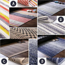 デザインラグ おしゃれ 190×130 絨毯 リビング 手織り マット 長方形 インド綿 【納期B】【azm-ttr-117】