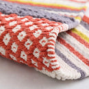 デザインラグ おしゃれ 190×130 絨毯 リビング 手織り マット 長方形 インド綿 【納期B】【azm-ttr-117】