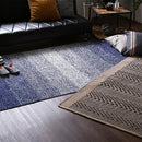 デザインラグ おしゃれ 190×130 絨毯 リビング 手織り マット 長方形 インド綿 【納期B】【azm-ttr-117】