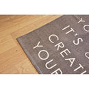 ラグマット 絨毯 ラグ マット 玄関マット 英字 英語 柄 90×130cm 長方形 おしゃれ デザインラグ インド綿 床材 敷物 カーペット 【納期B】【azm-ttr-125】