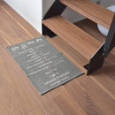ドアマット 絨毯 ラグ マット 玄関マット ベージュ ブラック 黒 グレー 英字 英語 柄 45×75cm 長方形 おしゃれ デザインラグ インド綿 【納期B】【azm-ttr-127】