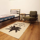 ラグ 南国風 サーフ系 ヤシの木 椰子 コットンラグ インド産 すべり止め 【納期B】【azm-ttr-133】