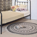 ラグ 楕円形 モダン 民族系 幾何学模様 コットン 滑り止め インド製 【納期B】【azm-ttr-134】