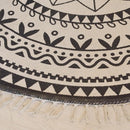 ラグ 円形 正円 滑り止め すべり止め おしゃれ 高級感 モノトーン 白黒 【納期B】【azm-ttr-135】