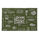 ラグ 緑 グリーン 130×90 おしゃれ 派手 薄手 おしゃれ 【納期B】【azm-ttr-141gr】