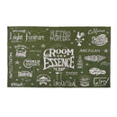 ラグ 緑 グリーン 190×130 おしゃれ 派手 薄手 おしゃれ 【納期B】【azm-ttr-142gr】