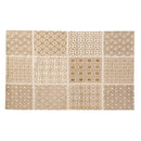 ラグ 90×130cm 長方形 幾何学模様 おしゃれ インテリアマット 【納期B】【azm-ttr-145】