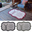 玄関マット 北欧 おしゃれ 屋内 屋外 室内 動物 シカ 鹿 【納期B】【azm-ttr-149】