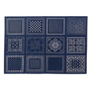 ラグ 90×130cm おしゃれ インテリア マット 北欧 青 赤 【納期B】【azm-ttr-151】