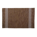 ラグ 130×190cm キリム調 おしゃれ ブルー 青 ブラウン 茶色 【納期B】【azm-ttr-157】