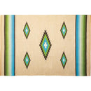 ラグマット 絨毯 ラグ マット キリム 130×190cm 長方形 幾何学模様 民族調 デザイン エスニックス 柄 西洋風 北欧 インド綿 インテリア 床材 【納期B】【azm-ttr-165】