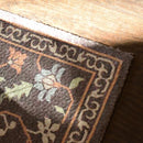 ラグマット 絨毯 ラグ マット キリムラグ 130×190cm 長方形 アンティーク調 すべり止め おしゃれ 西洋風 北欧 デザインラグ 厚手 エスニックス 柄 インド綿 【納期B】【azm-ttr-167】