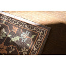 ラグマット 絨毯 ラグ マット キリムラグ 180×180cm 正方形 アンティーク調 滑り止め おしゃれ 西洋風 北欧 デザインラグ 厚手 エスニックス 柄 インド綿 【納期B】【azm-ttr-168】