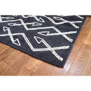 ラグマット 絨毯 ラグ マット キリム 130×190cm 長方形 アンティーク調 西洋風 北欧 幾何学模様 民族調 デザイン エスニックス 柄 インド綿 インテリア 床材 【納期B】【azm-ttr-170】