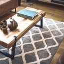 ラグ 北欧 おしゃれ ボーダー グラデーション コットン 綿 100% オシャレ モダン ラグマット 絨毯 床材 カーペット 玄関 リビング ダイニング 寝室 130×190cm 【納期B】【azm-ttr-174】