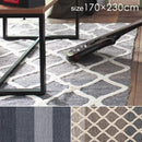 ラグ 北欧 おしゃれ モダン ラグマット 絨毯 床材 カーペット 玄関 リビング ダイニング 寝室 コットン 綿 100% オシャレ ボーダー グラデーション 170×230cm 【納期B】【azm-ttr-175】