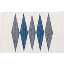 キッチンマット 50cm 80cm おしゃれ 玄関マット キッチンラグ ラグマット マット コットン 洗える ウォッシャブル シンプル ナチュラル 北欧 ブルー ブラウン 【納期B】【azm-ttr-178】