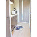 キッチンマット 50cm 80cm おしゃれ 玄関マット キッチンラグ ラグマット マット コットン 洗える ウォッシャブル シンプル ナチュラル 北欧 ブルー ブラウン 【納期B】【azm-ttr-178】