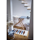 キッチンマット 120cm 50cm おしゃれ キッチンラグ ラグマット マット コットン 洗える ウォッシャブル シンプル ナチュラル 北欧 ブルー ブラウン 床材 敷物 【納期B】【azm-ttr-179】