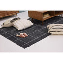 ラグ 130×190cm 長方形 グレー 黒系 アイボリー 白系 柄 シンプル おしゃれ 北欧 モダン スタイリッシュ リビング ダイニング インテリア マット カーペット 【納期B】【azm-ttr-182】