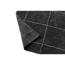 ラグ 130×190cm 長方形 グレー 黒系 アイボリー 白系 柄 シンプル おしゃれ 北欧 モダン スタイリッシュ リビング ダイニング インテリア マット カーペット 【納期B】【azm-ttr-182】