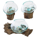 ガラスオブジェ インテリア 玄関飾り 水槽 おしゃれ 【納期B】【azm-ttz-311】