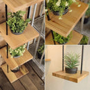 プランター 壁掛け おしゃれ 引っ掛け 吊るす 5段 【納期B】【azm-ttz-315】