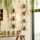 プランター 壁掛け おしゃれ 引っ掛け 吊るす 5段 【納期B】【azm-ttz-315】