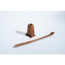 靴ベラ 木製 靴べら 靴箆 長い ロング 自立式 おしゃれ 無垢材 天然木 木製 インテリア 玄関 エントランス シューホーン 北欧 高級感 【納期B】【azm-ttz-316】