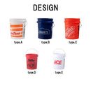 バケツ ゴミ箱 小物入れ 入れ物 容器 取っ手付き 洗車 掃除 おしゃれ アメリカン カジュアル インテリア 雑貨 収納 ガレージ 倉庫 ごみ箱 アクセント レトロ 【納期B】【azm-us50312-01】