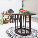 ラウンドテーブル 90 木製 ダイニング デザイン おしゃれ 円形 【納期A】【azm-vet-590】