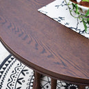 ラウンドテーブル 90 木製 ダイニング デザイン おしゃれ 円形 【納期A】【azm-vet-590】