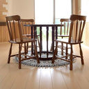 ラウンドテーブル 90 木製 ダイニング デザイン おしゃれ 円形 【納期A】【azm-vet-590】