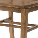 ダイニングチェア 椅子 木製 天然木 オーク材 シンプル 北欧 おしゃれ ナチュラル カントリー 肘掛けなし カジュアル レトロ アンティーク調 【納期A】【azm-vet-632】