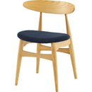 ダイニングチェア 椅子 リビング 天然木 脚 木製 コーデュロイ 生地 北欧 ナチュラル カントリー おしゃれ 肘掛けなし かわいい 背もたれ 丸み カーブ 曲線 【納期A】【azm-vet-830】