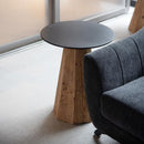 サイドテーブル 丸 北欧 おしゃれ シック モダン 木製 天然木 リビング センターテーブル ソファサイド 円形 丸型 デザイン スタイリッシュ かっこいい シンプル 【納期A】【azm-we-880】